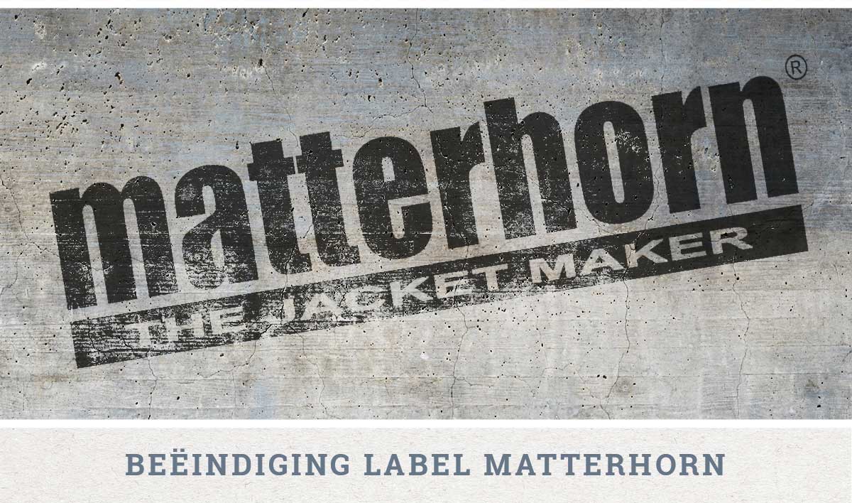 Beëindiging label Matterhorn